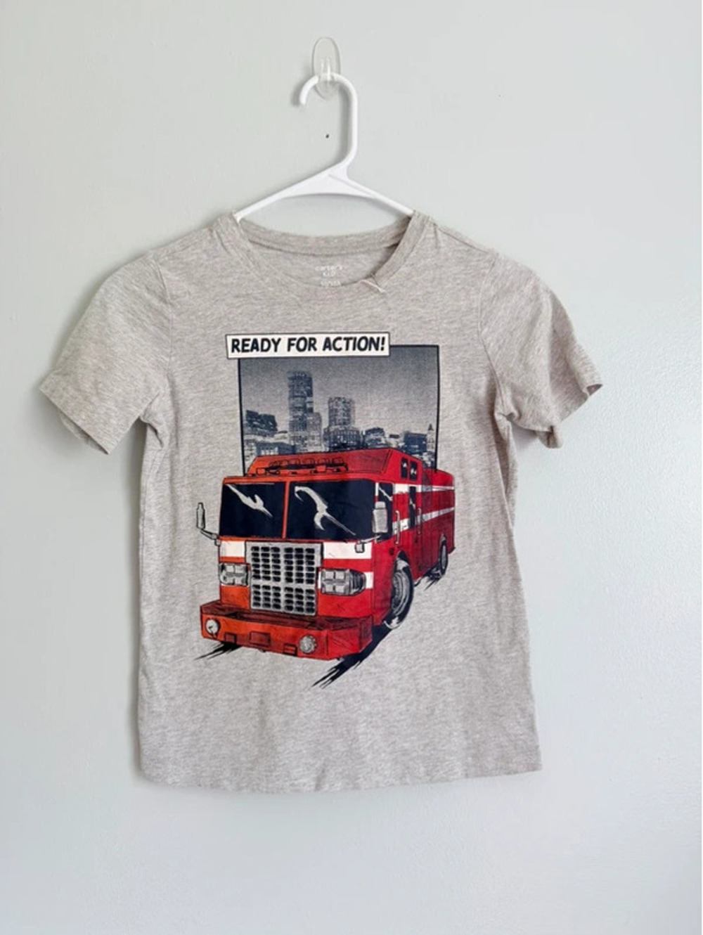 Carter’s Fire Truck Graphic Tee – Size 10